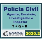 Carreiras Policiais - Escrivão, Agente, Inspetor  e Perito - T + Q + R (DAMÁSIO 2020.2)